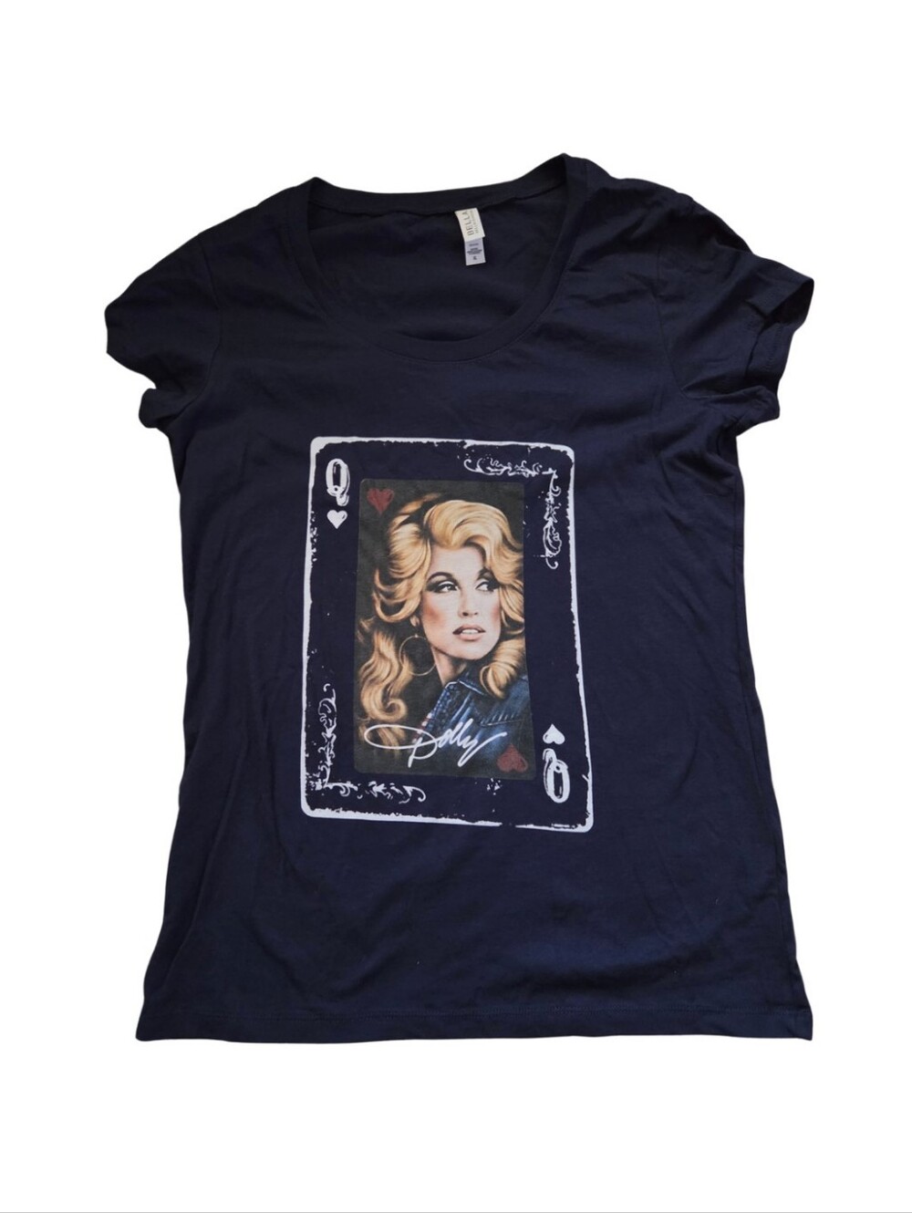 NWOT Dolly PartonBella Canvas Navy Graphic Tee